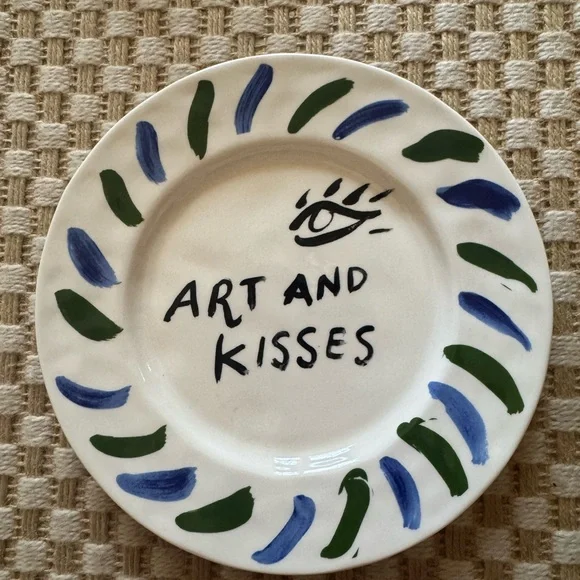 Anthropologie Hotel Magique Art-Inspired Dinnerware Set - Blue, Green, Red - Picture 3 of 4